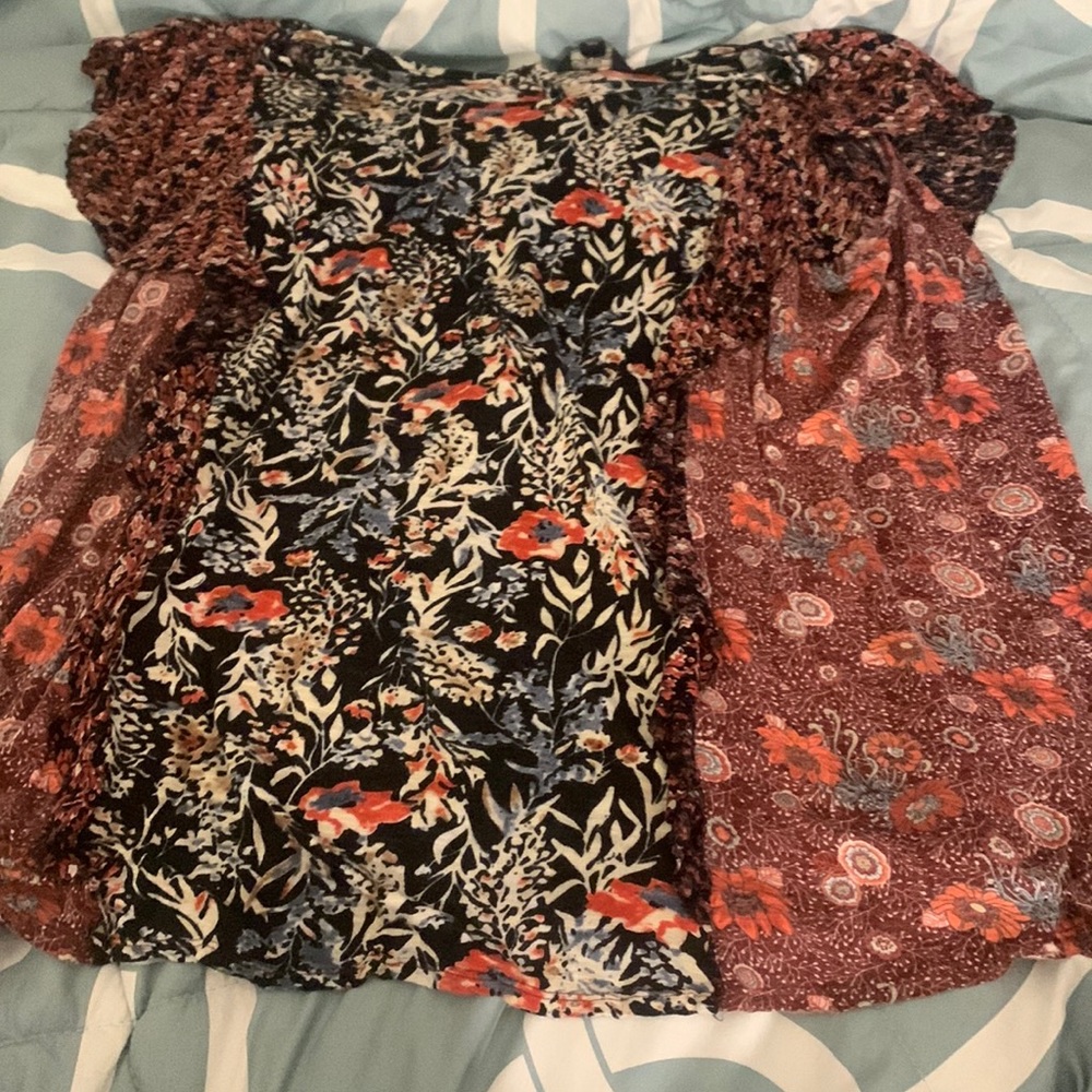 lucky brand like new women’s 2x short sleeve shirt